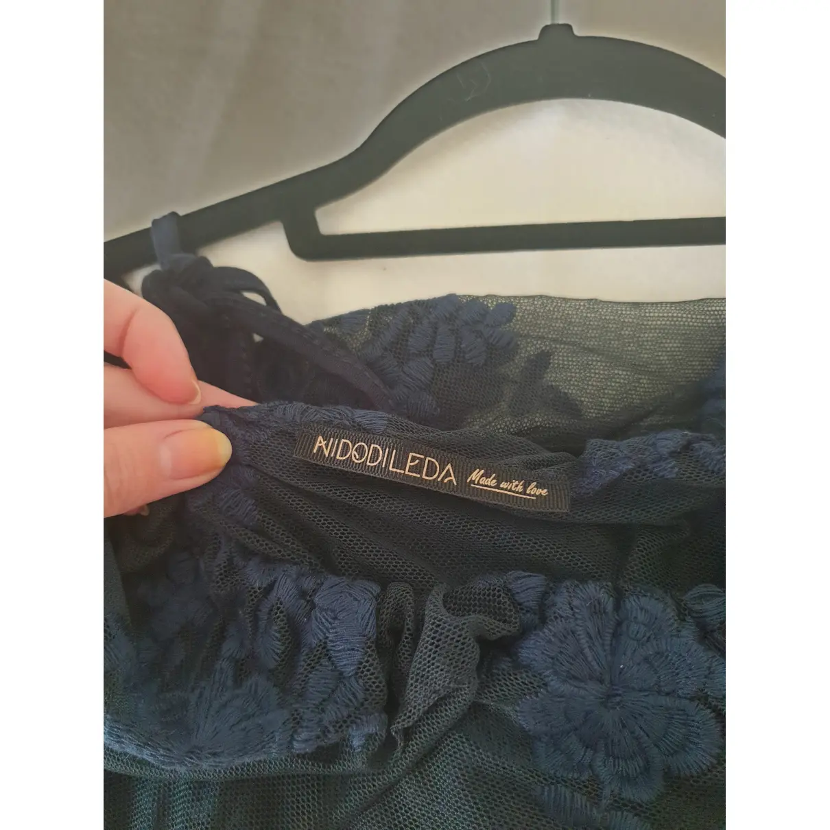 Buy NIDODILEDA Lace maxi dress online