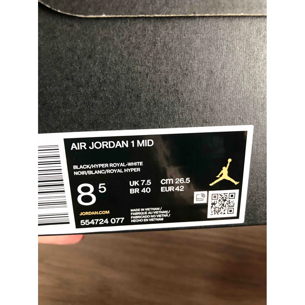 Air Jordan 1  leather high trainers JORDAN