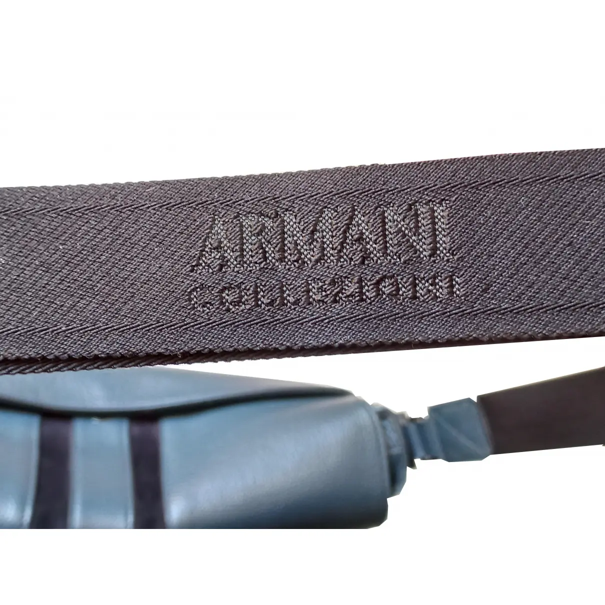 Leather bag Armani Collezioni