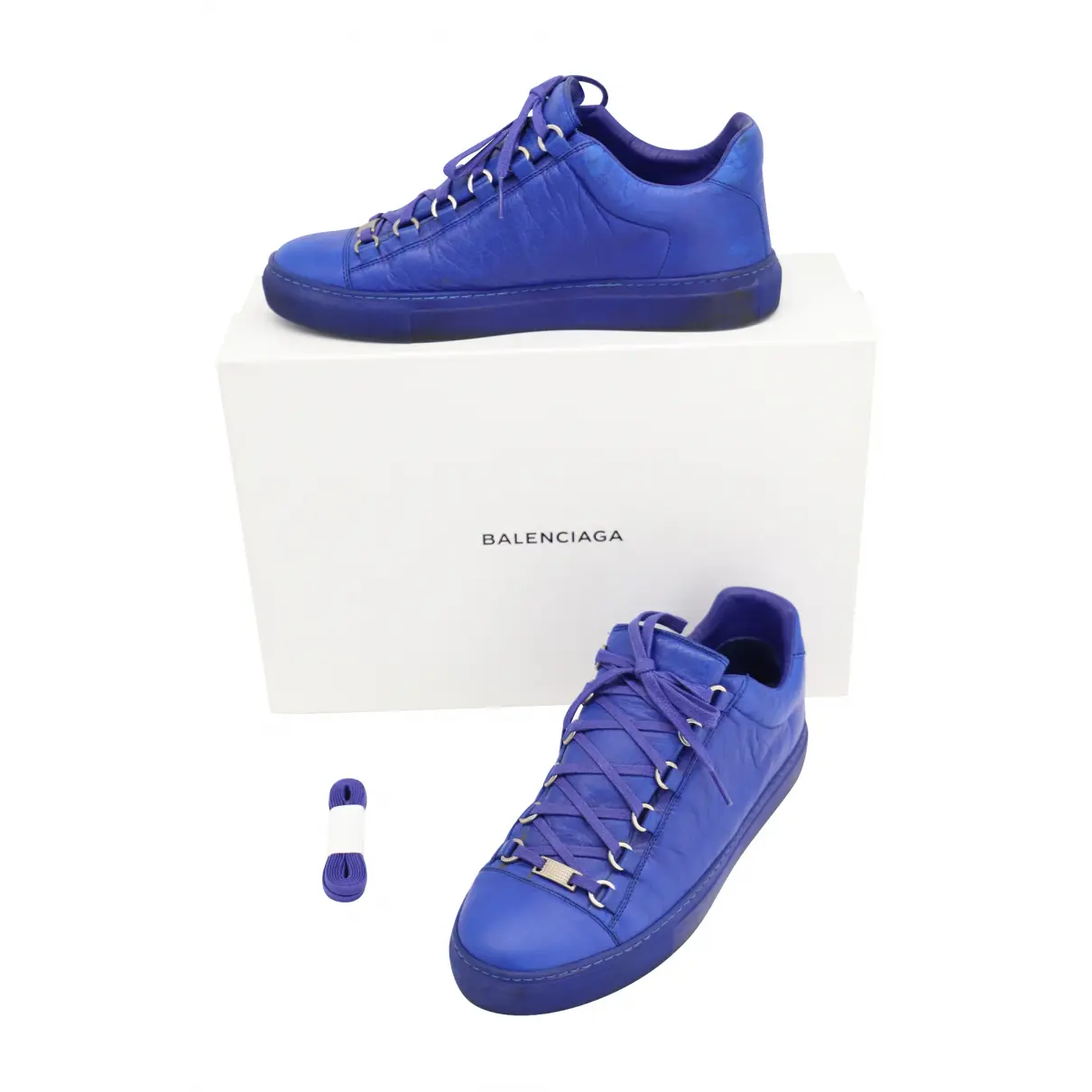 Leather low trainers Balenciaga
