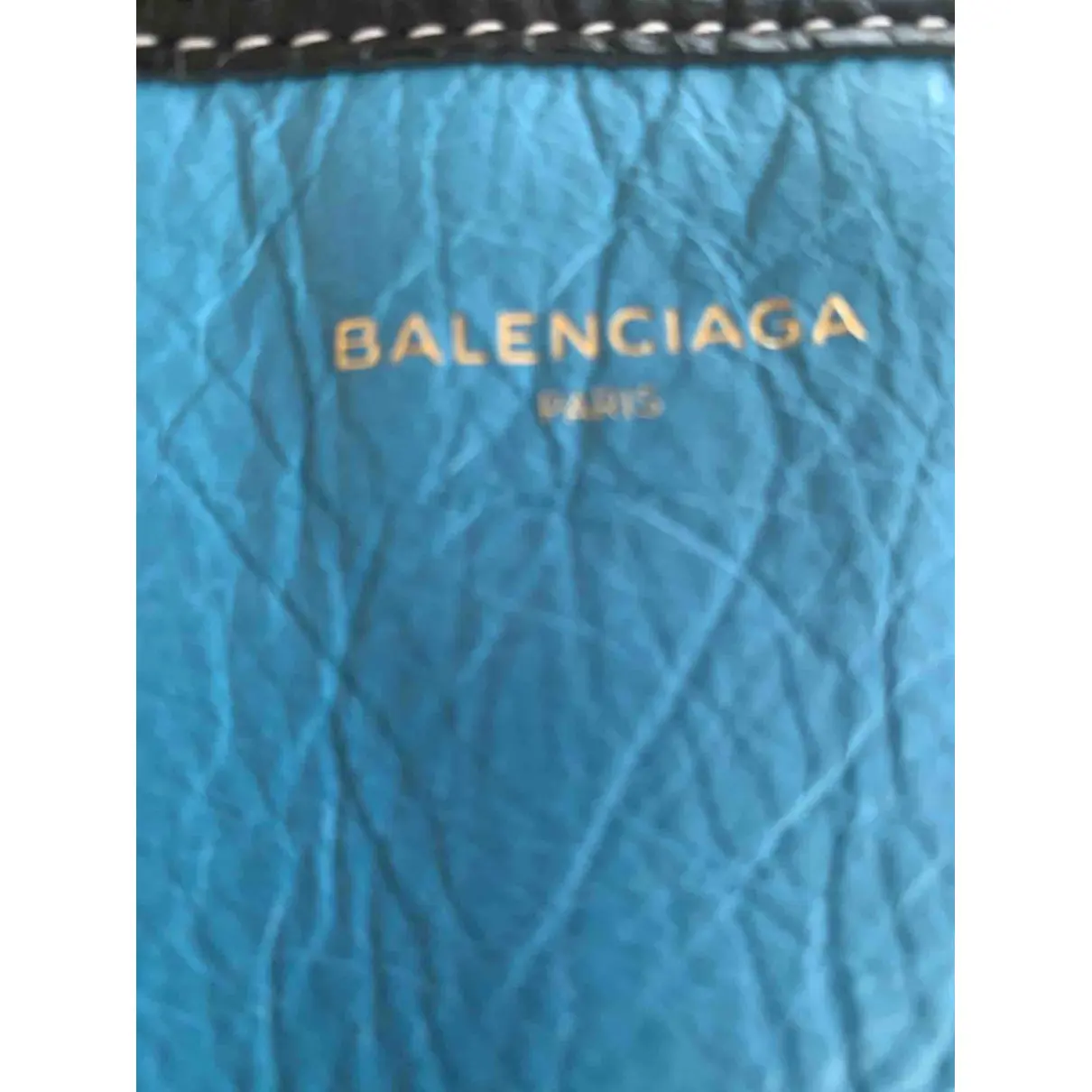 Bazar Bag leather clutch bag Balenciaga
