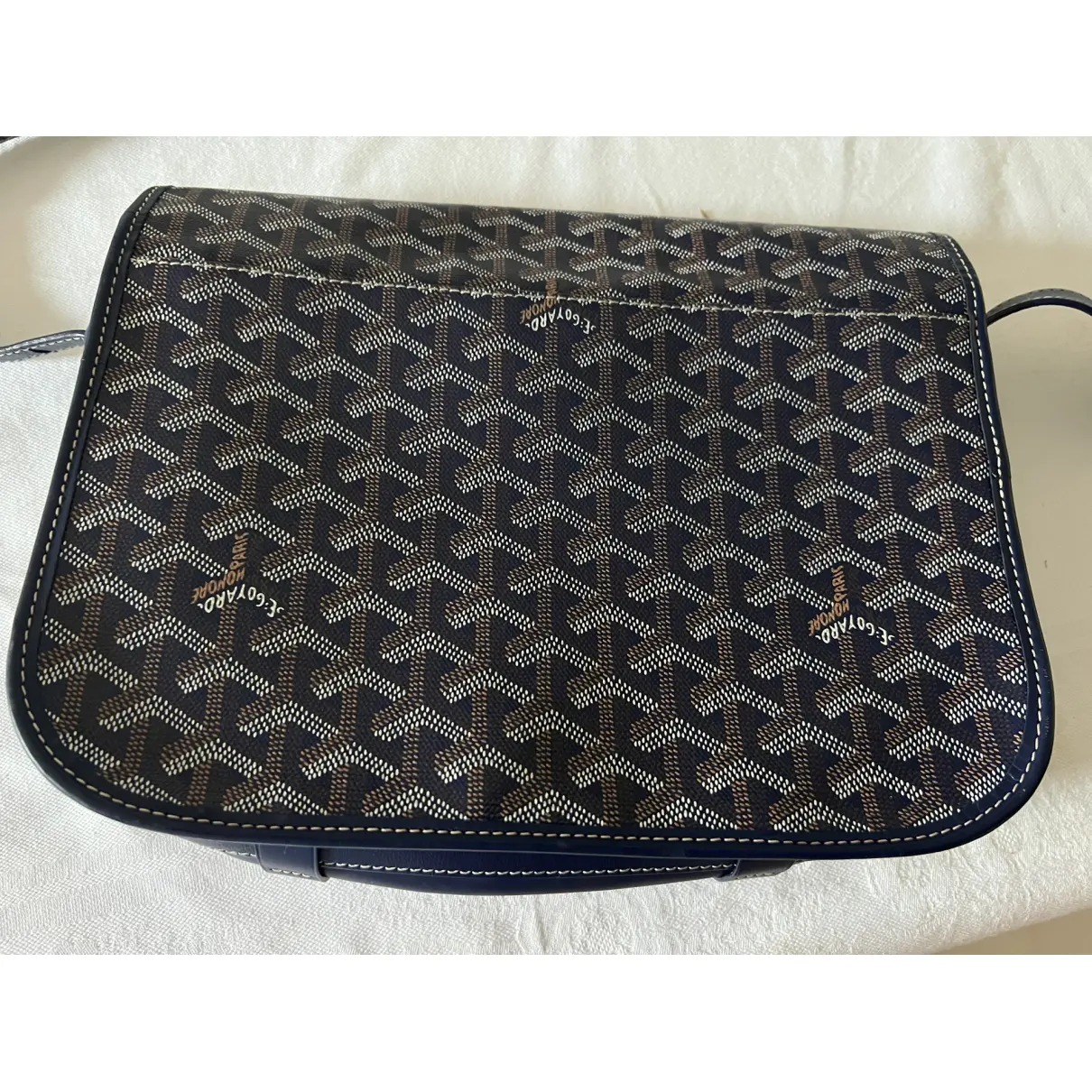 Buy Goyard Belvedère leather handbag online