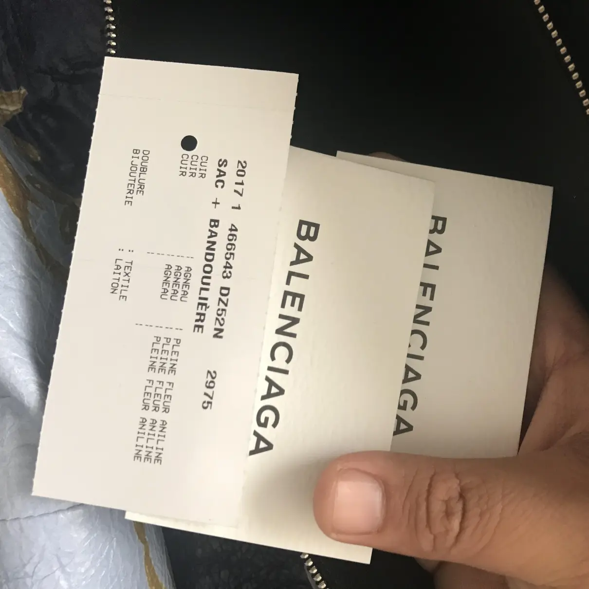 Buy Balenciaga Blanket leather tote online