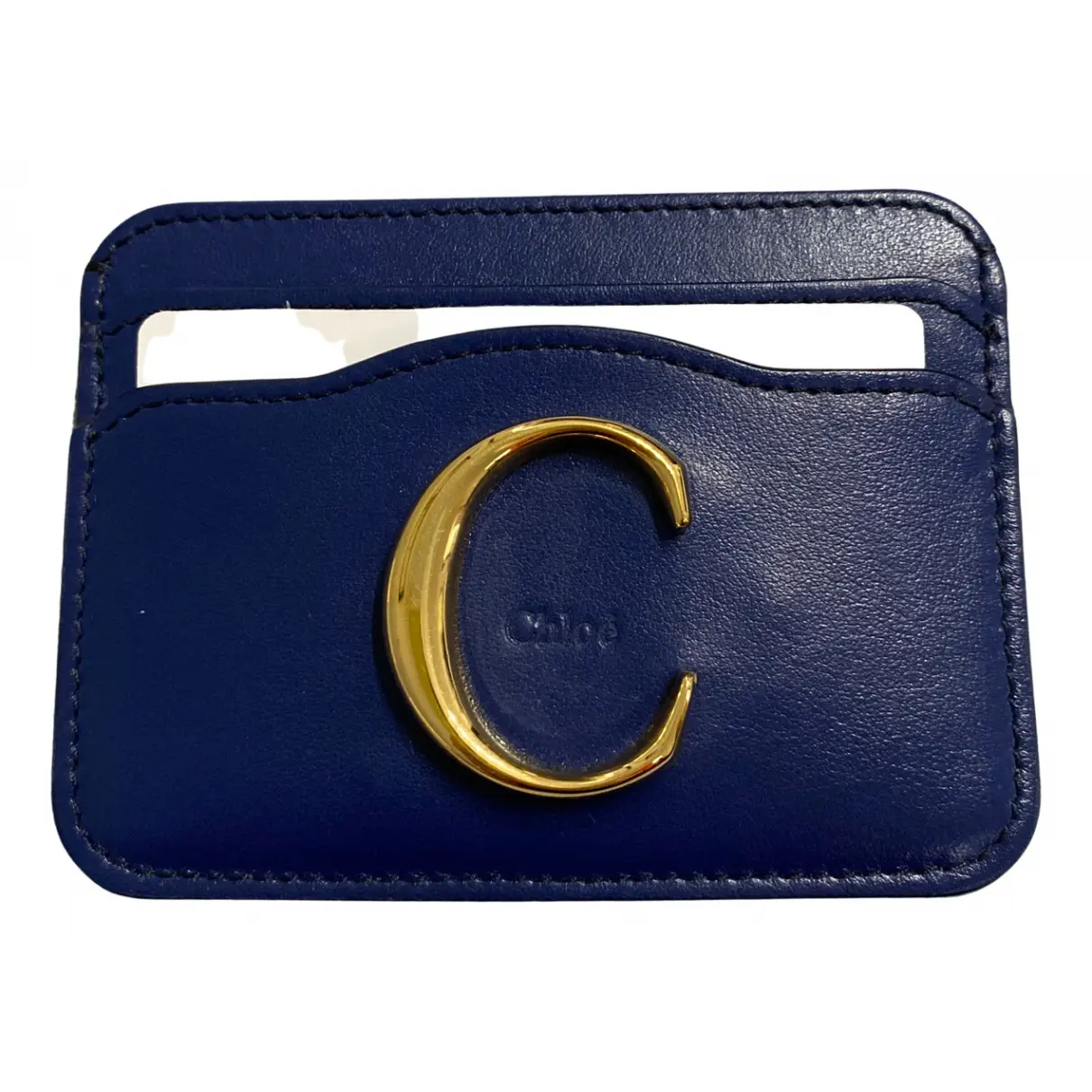 C leather card wallet Chloé