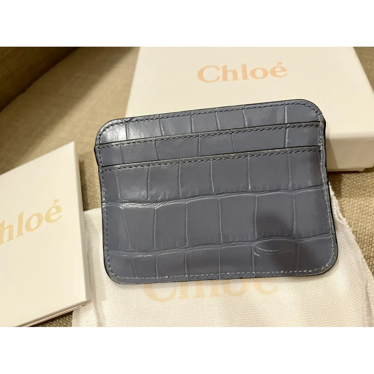 C leather wallet Chloé