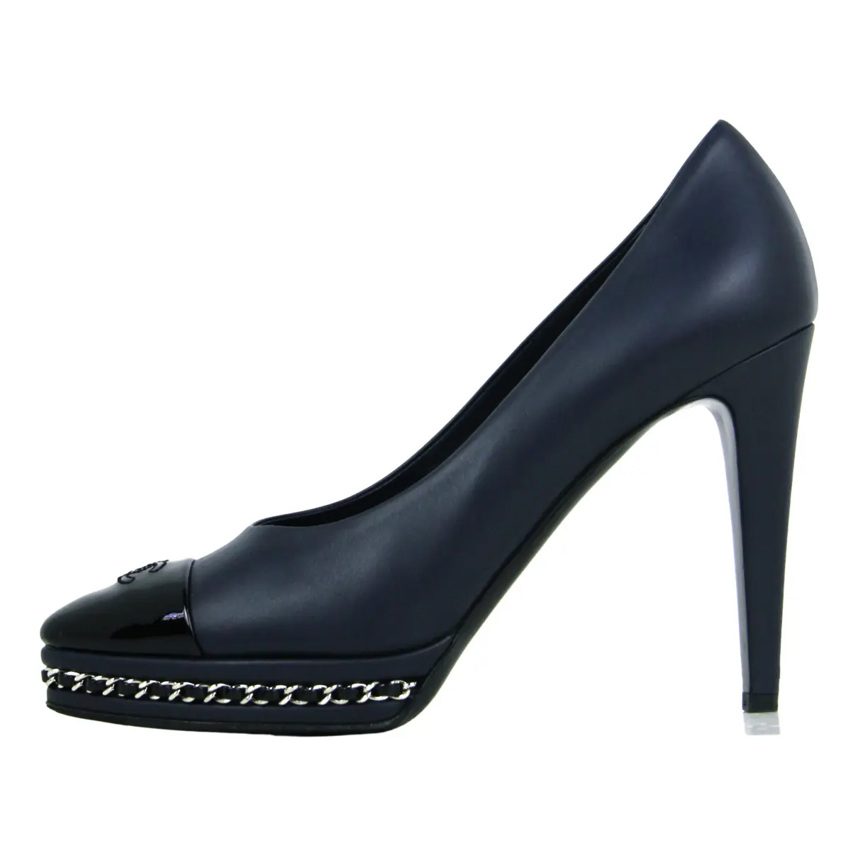 Leather heels Chanel