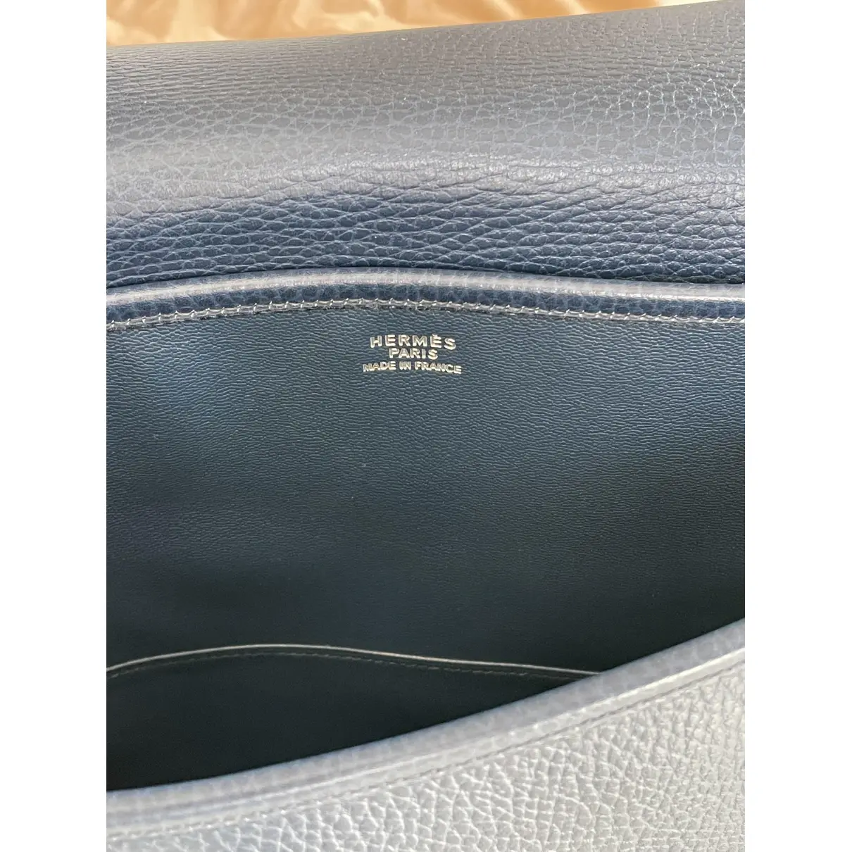 Christine leather crossbody bag Hermès
