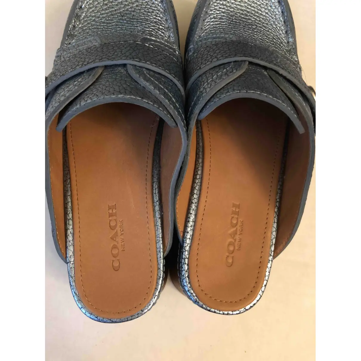 Coach Leather mules & clogs for sale