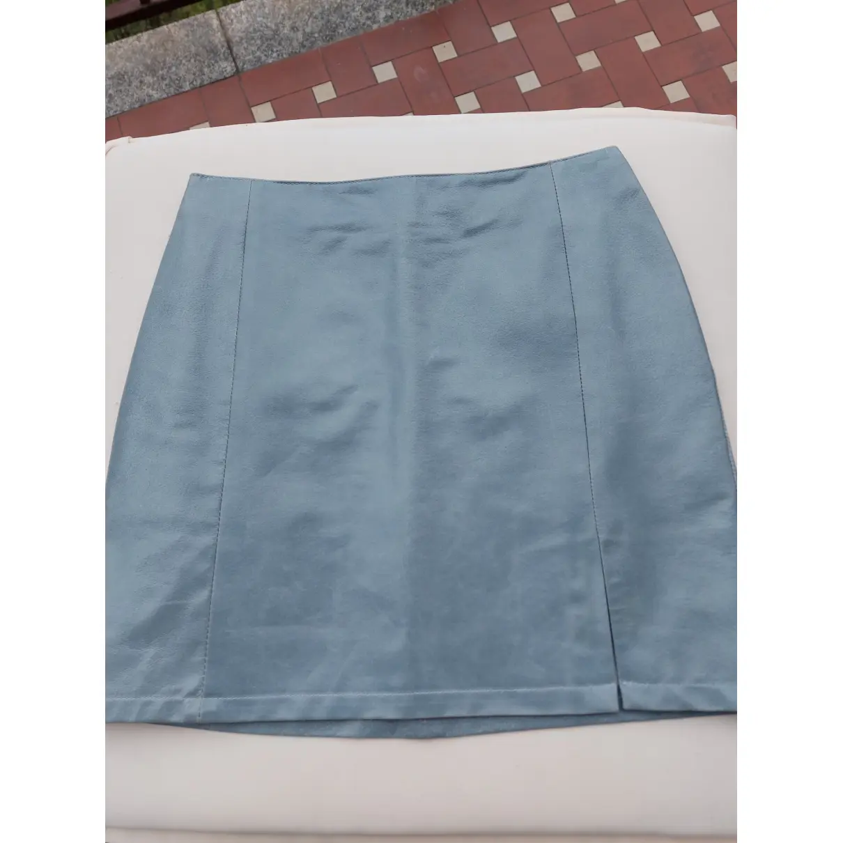 Leather mini skirt CONBIPEL