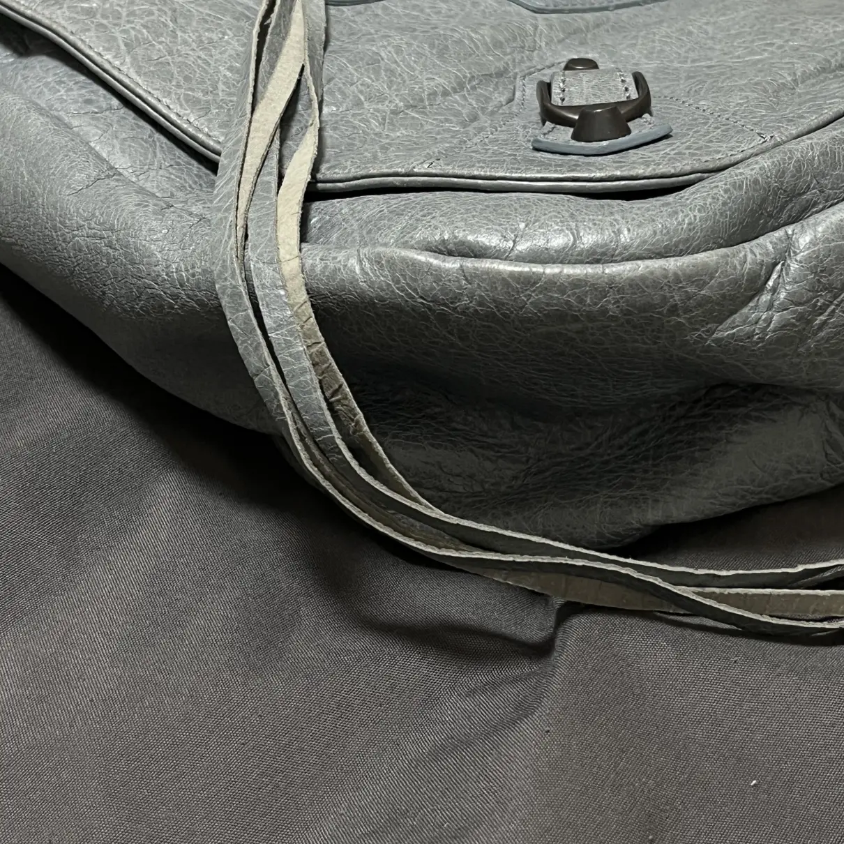 Courier XL leather crossbody bag Balenciaga