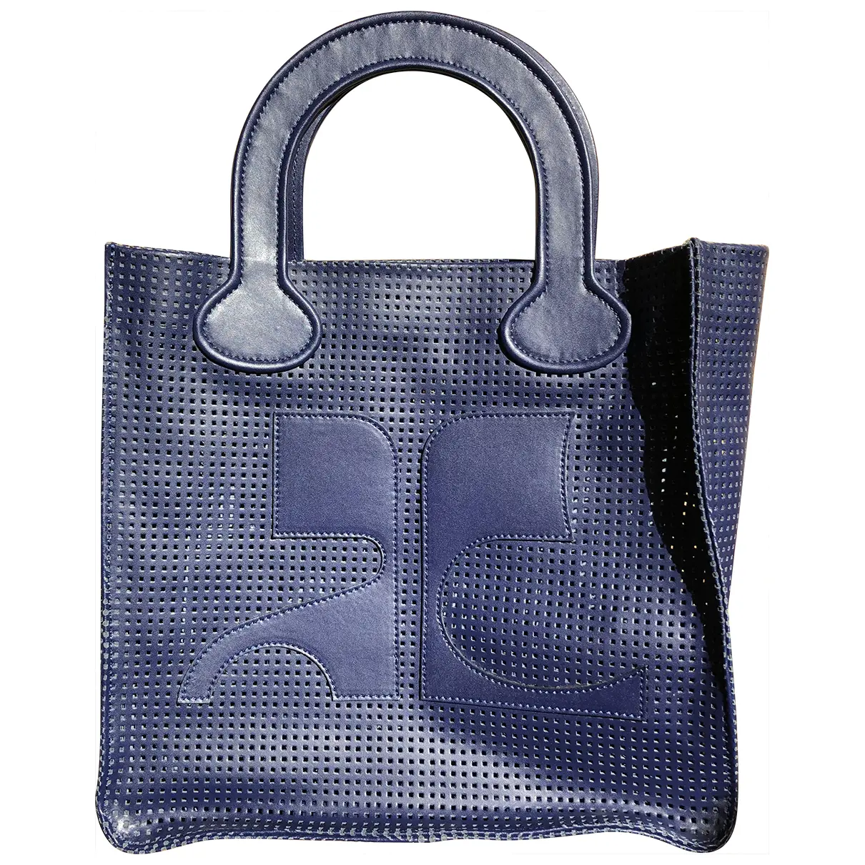 Leather tote Courrèges