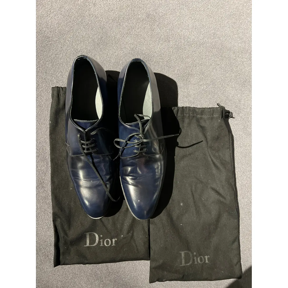 Buy Dior Homme Dior Timeless leather lace ups online