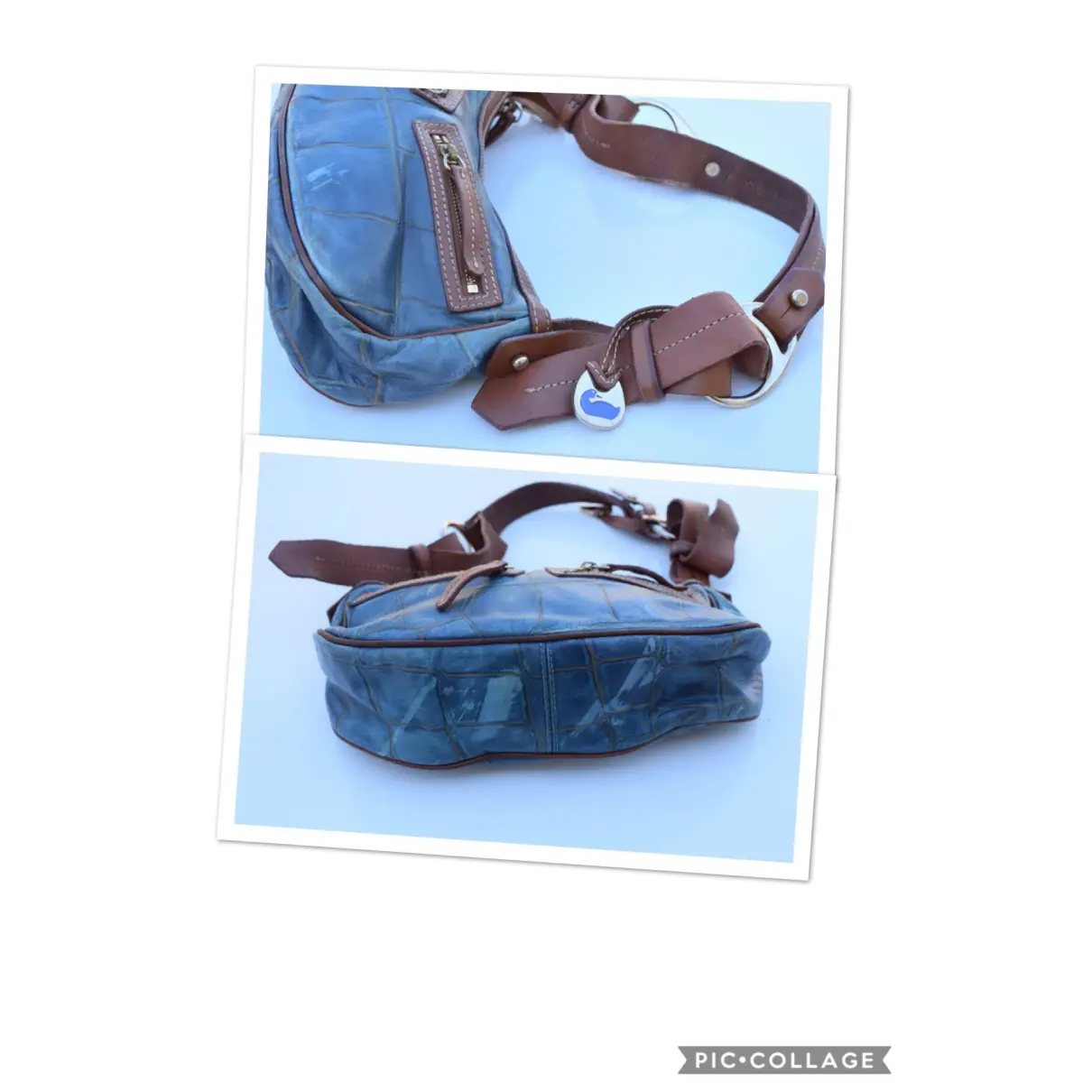 Leather handbag Dooney and Bourke