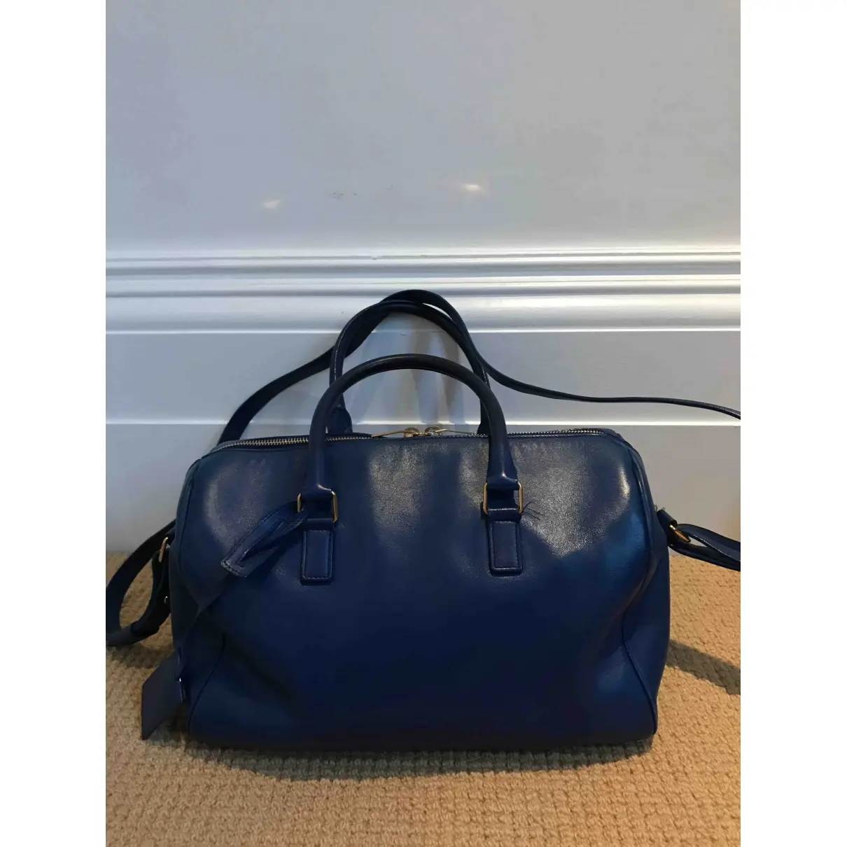 Saint Laurent Duffle leather handbag for sale