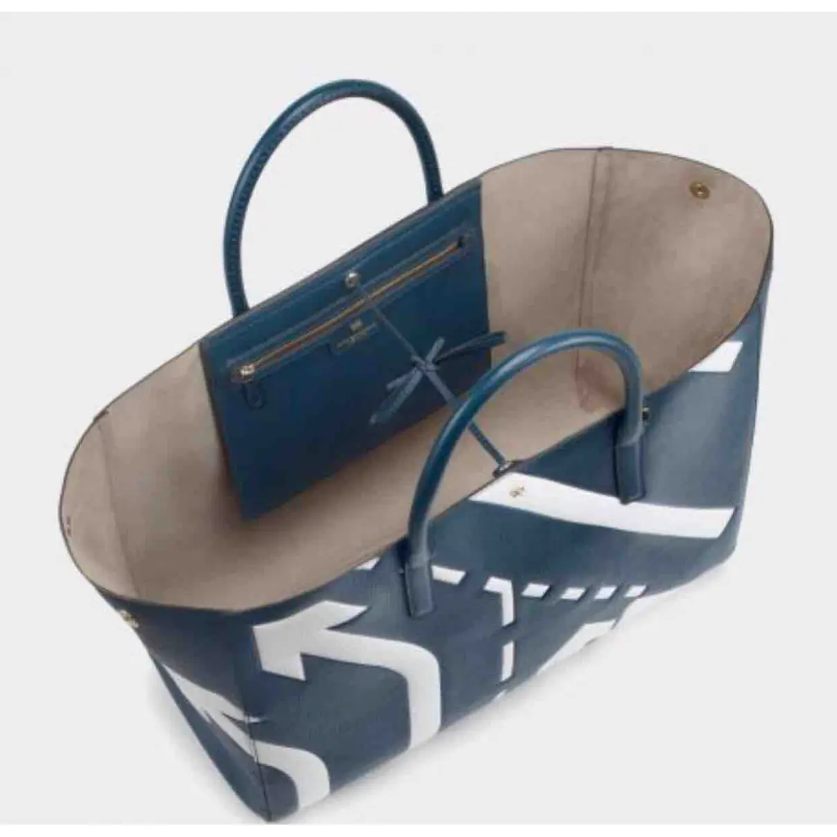 Ebury Maxi  leather handbag Anya Hindmarch