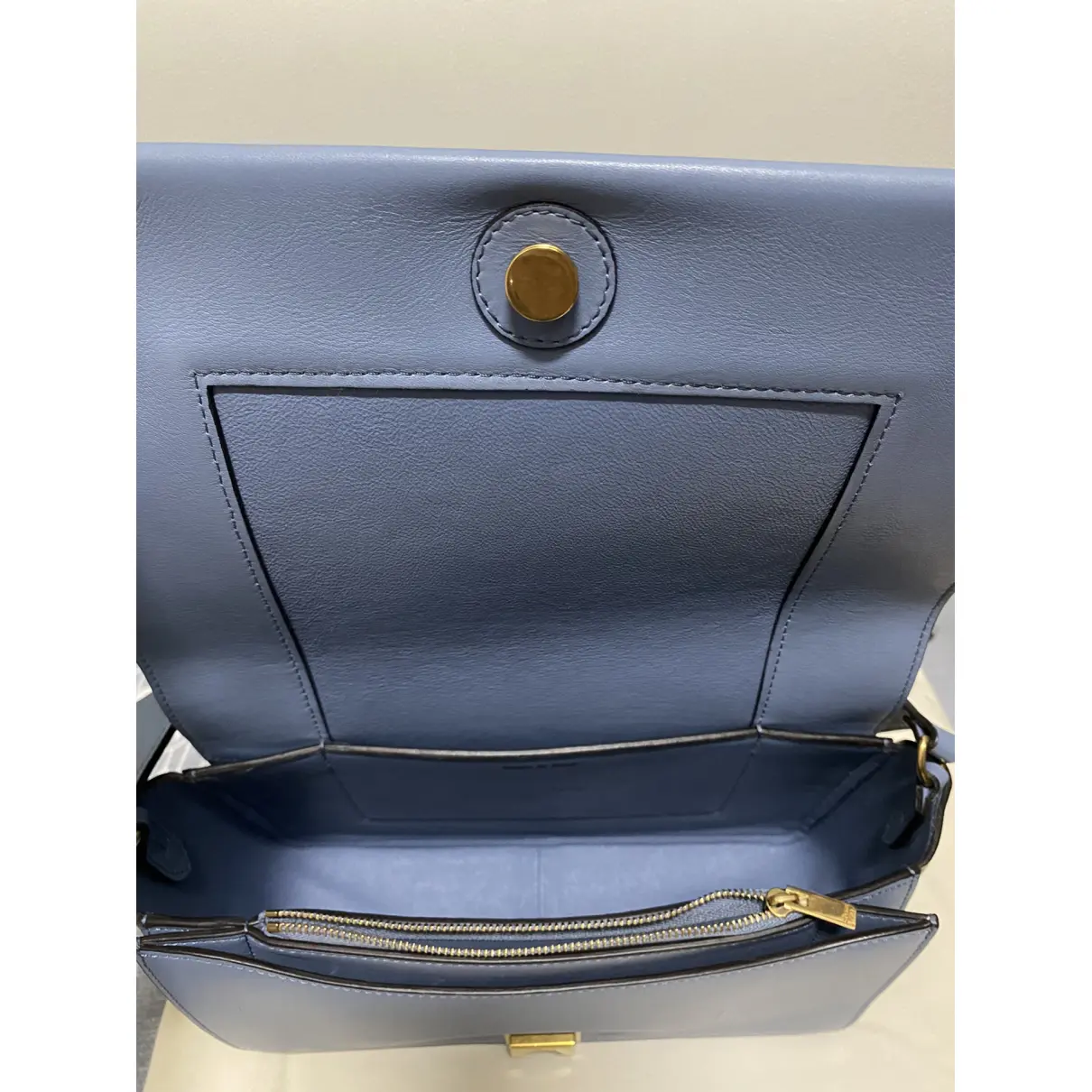 Frame leather handbag Celine - Vintage