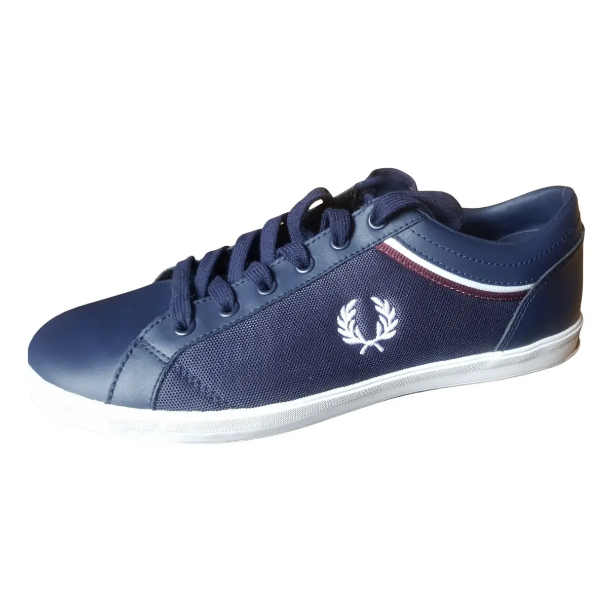 Leather low trainers Fred Perry