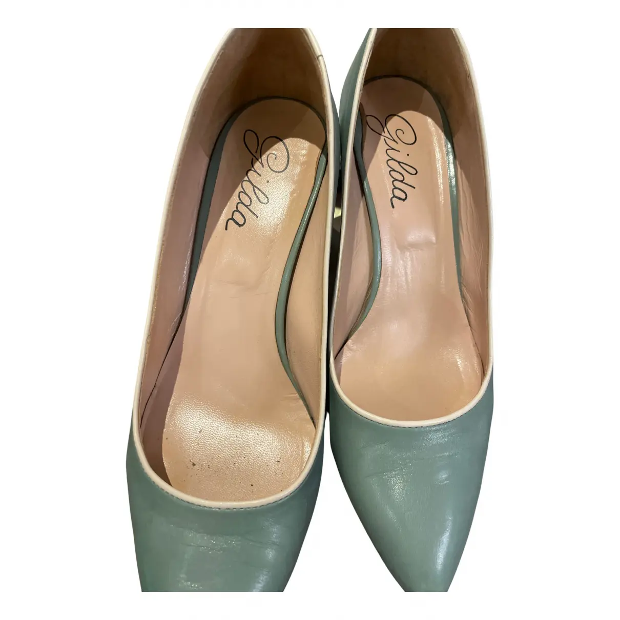 Leather heels Giada