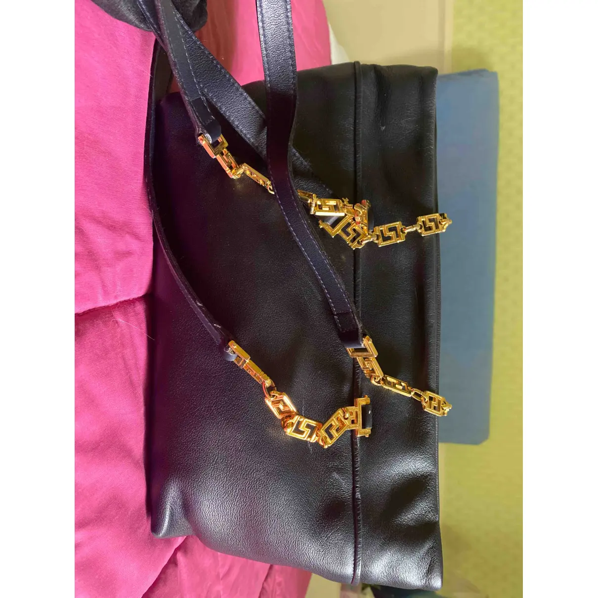 Buy Gianni Versace Leather crossbody bag online - Vintage