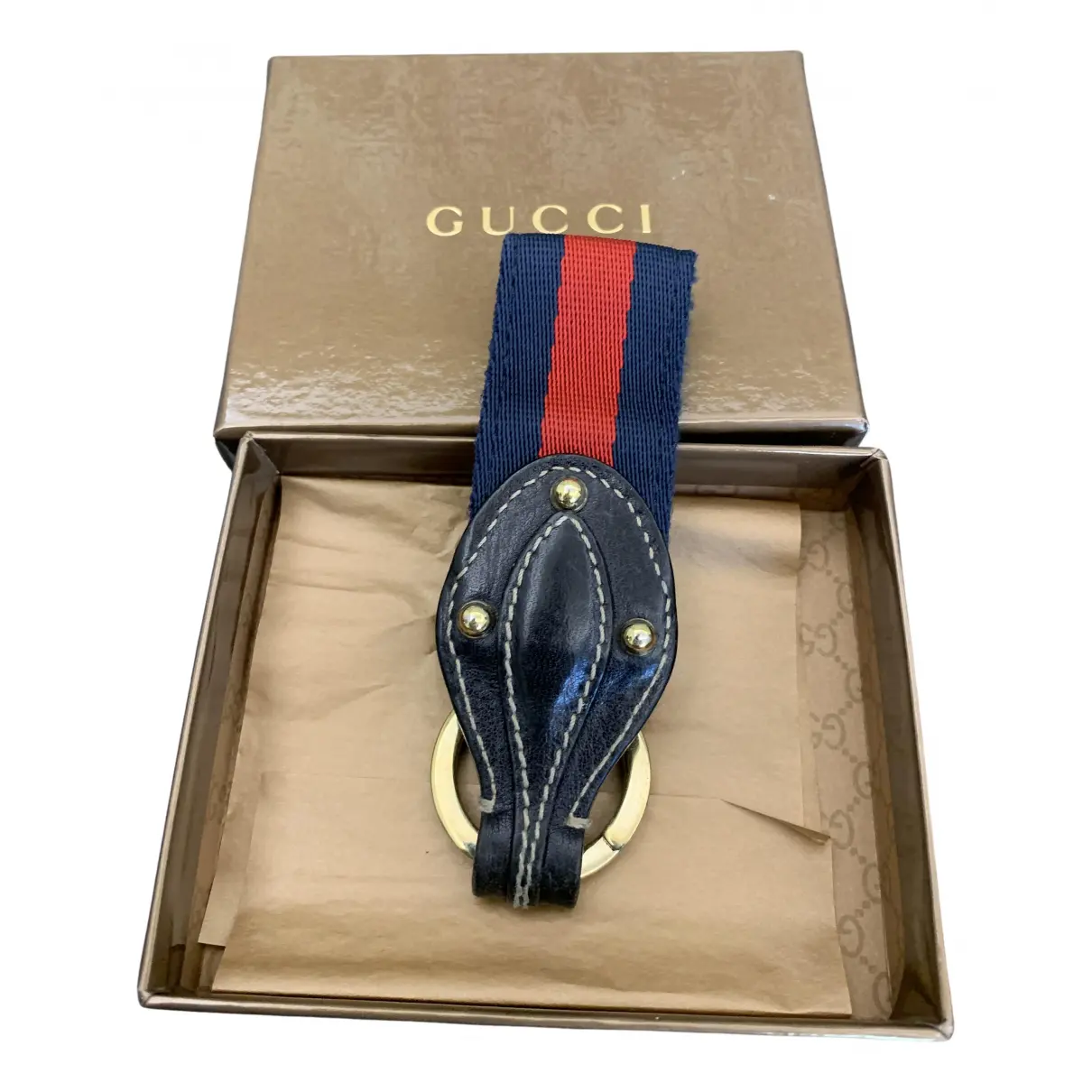 Buy Gucci Leather key ring online - Vintage
