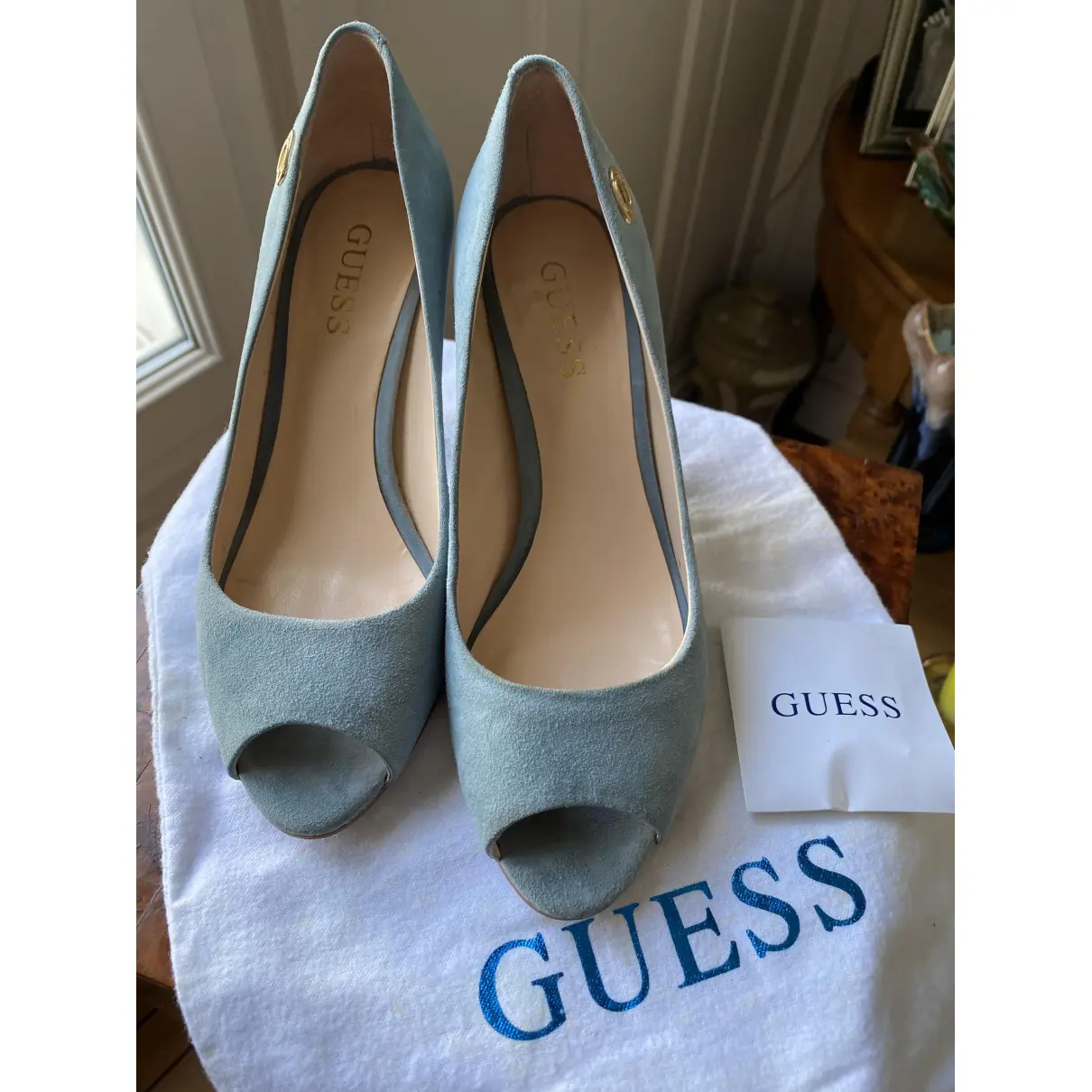Buy GUESS Leather heels online