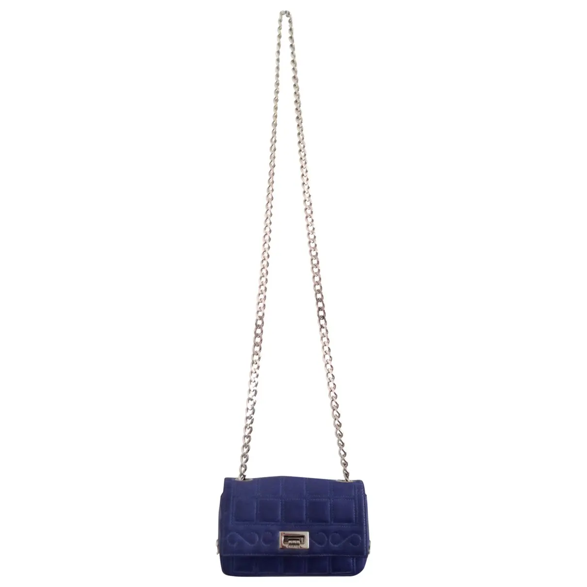 Blue Leather Handbag Chanel
