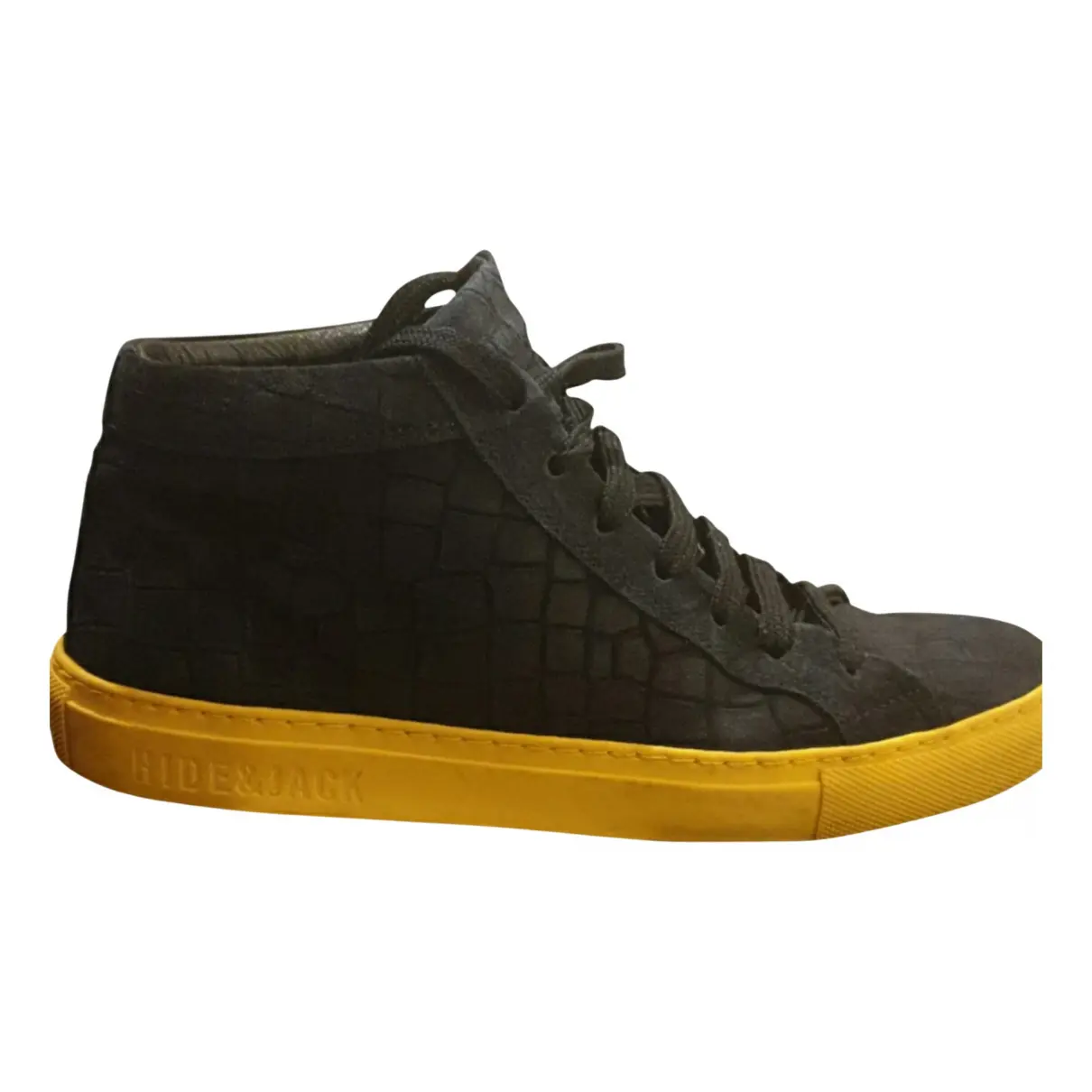 Leather high trainers Hide & Jack