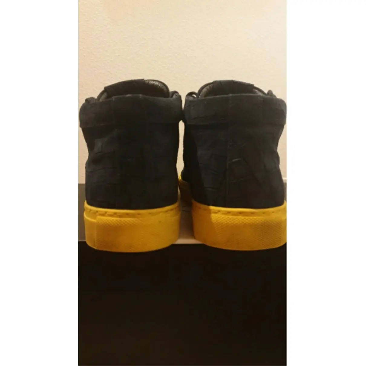Leather high trainers Hide & Jack