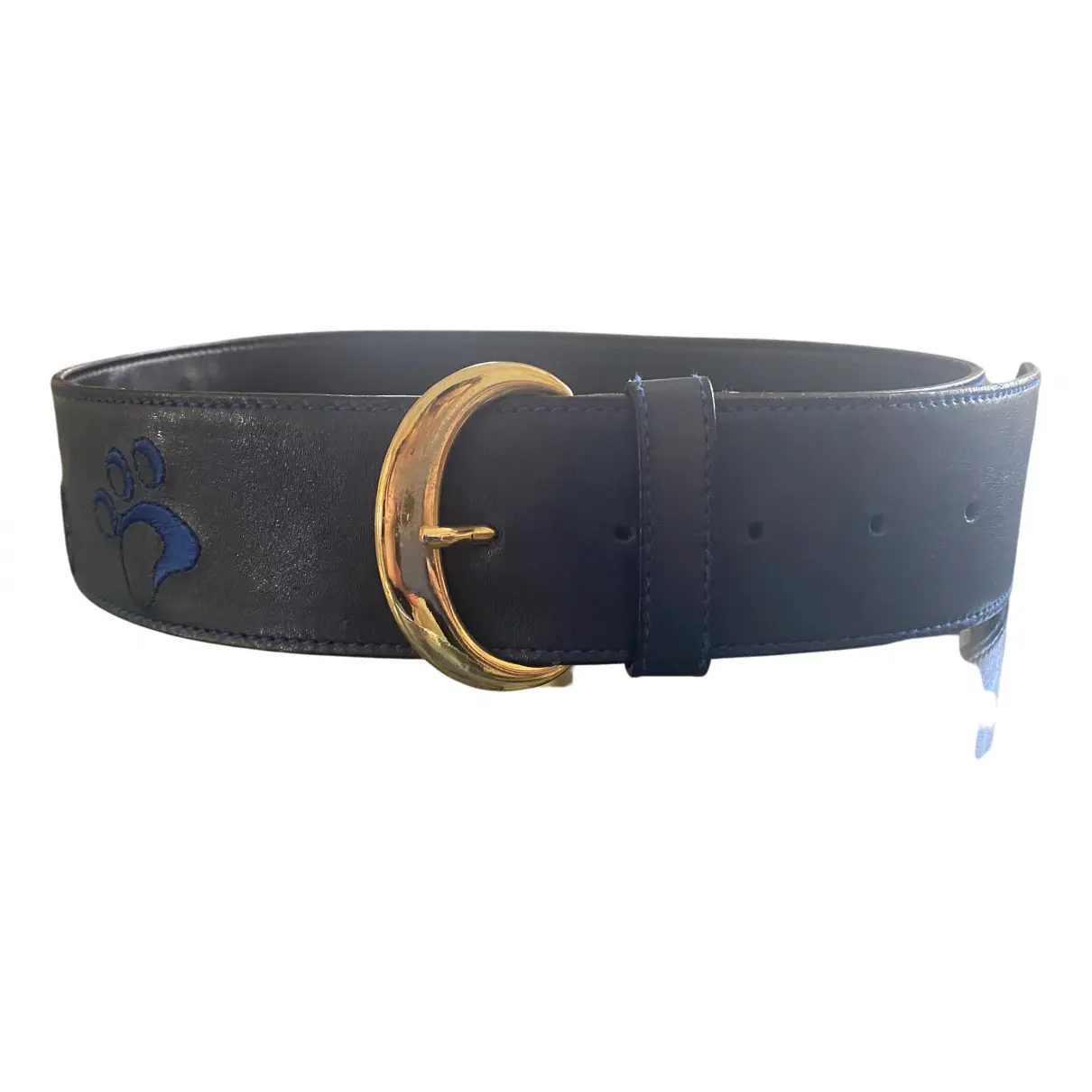 Leather belt Iceberg - Vintage