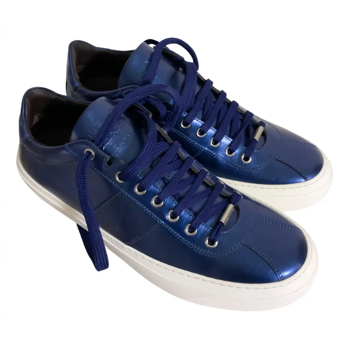 Leather low trainers Jimmy Choo