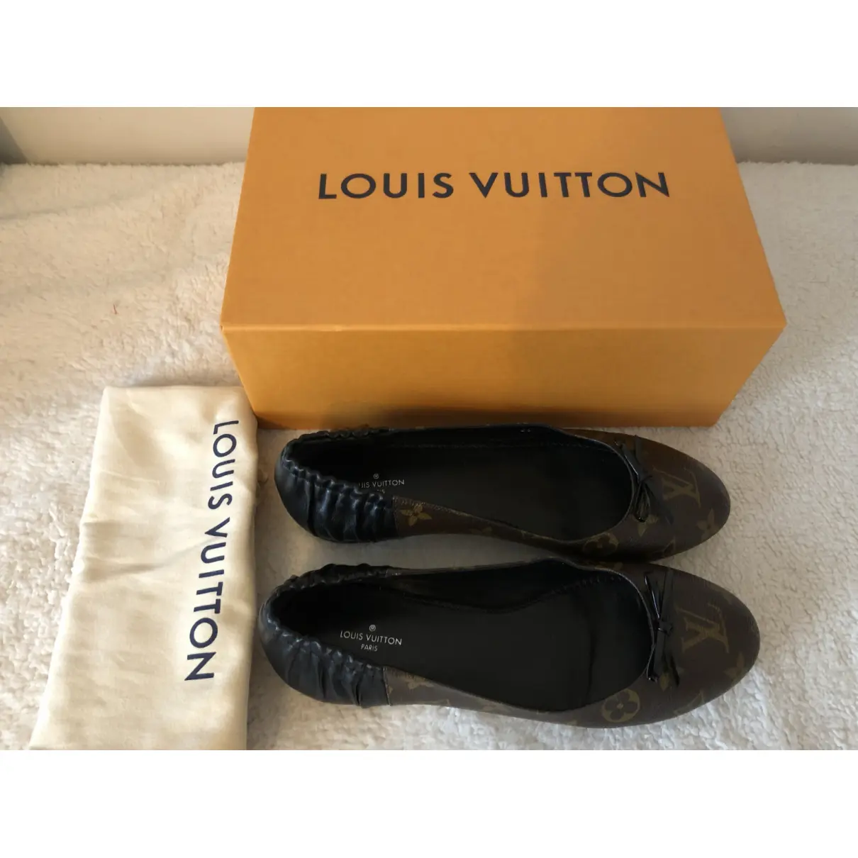 Joy leather ballet flats Louis Vuitton