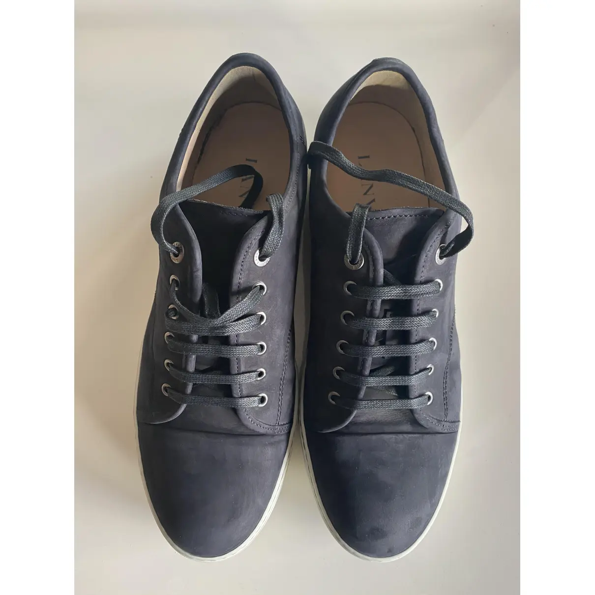 Buy Lanvin Leather low trainers online