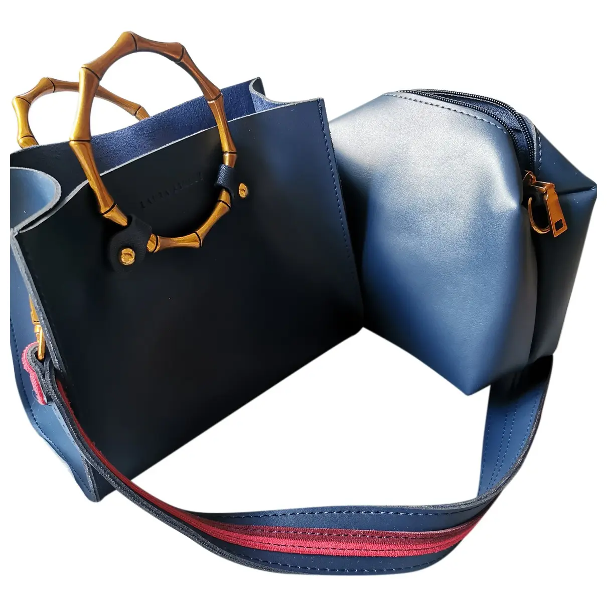 Leather handbag LAURA ASHLEY