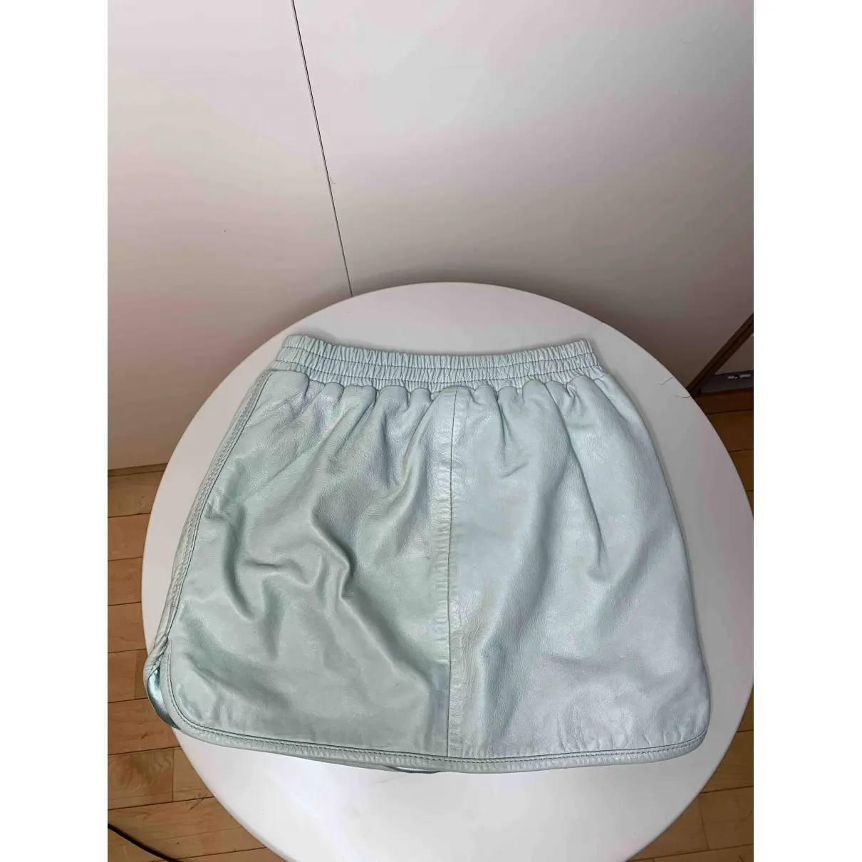 Little Remix Leather mini skirt for sale