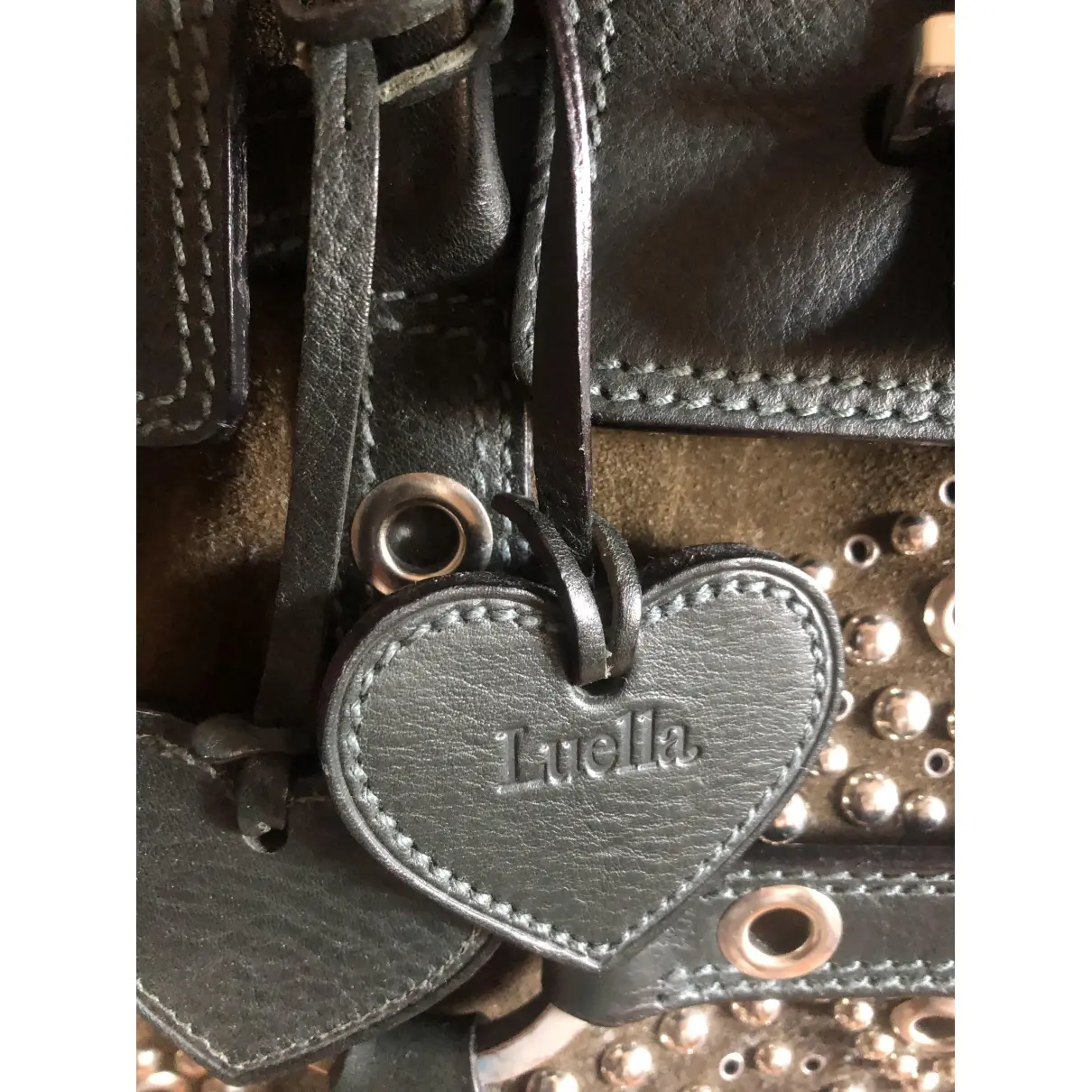 Leather handbag Luella
