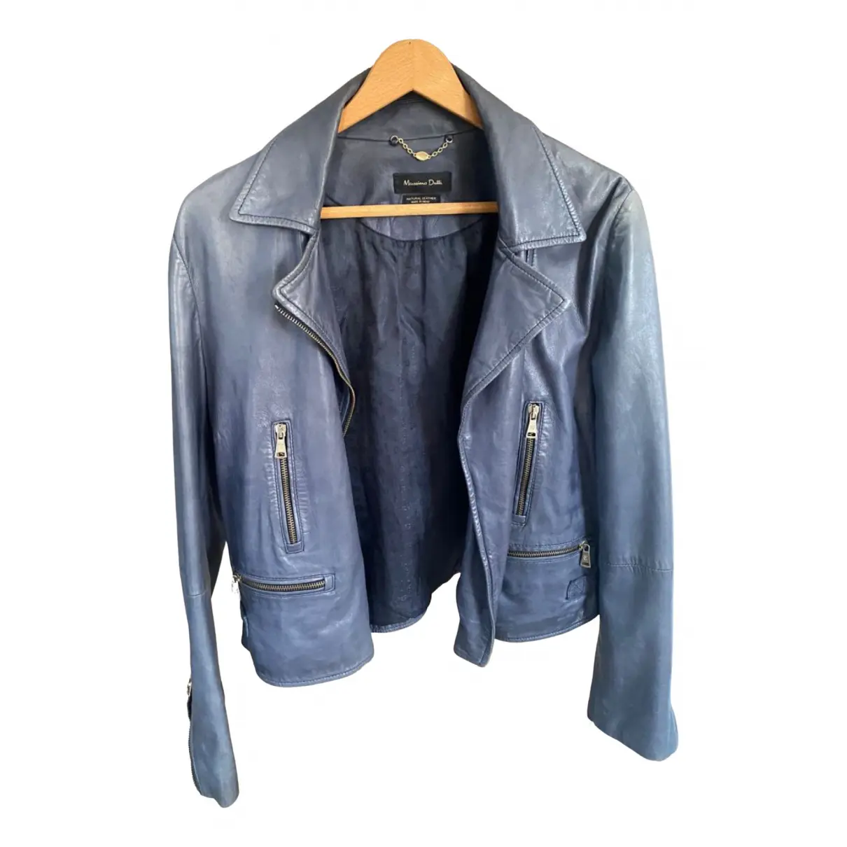 Leather jacket Massimo Dutti