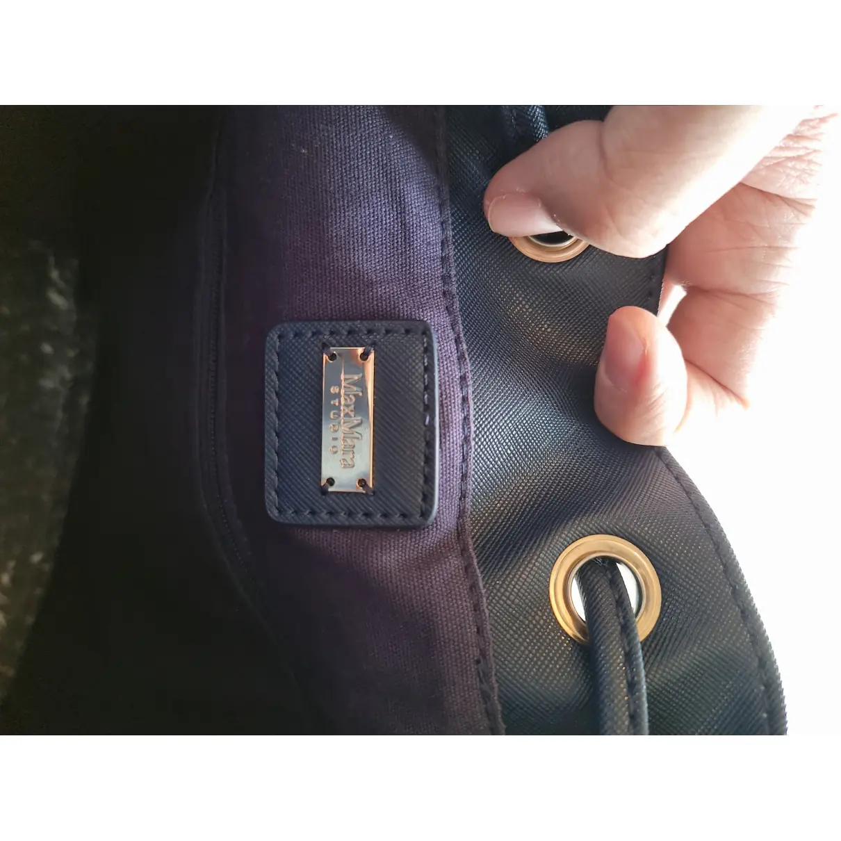 Buy Max Mara Studio Leather backpack online