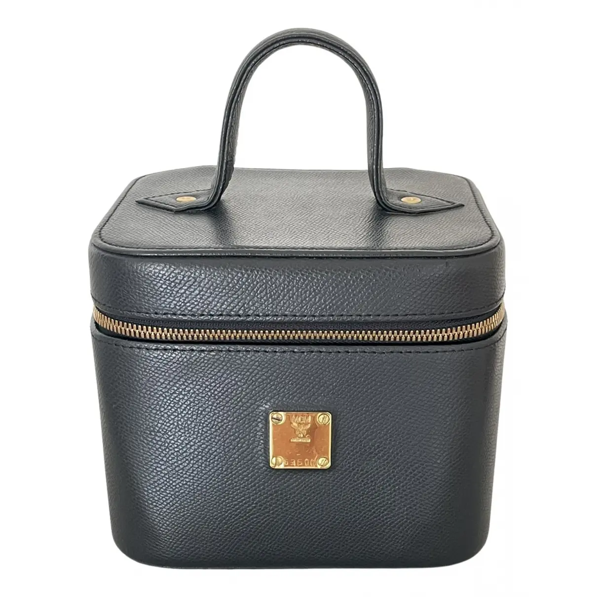 Leather travel bag MCM - Vintage
