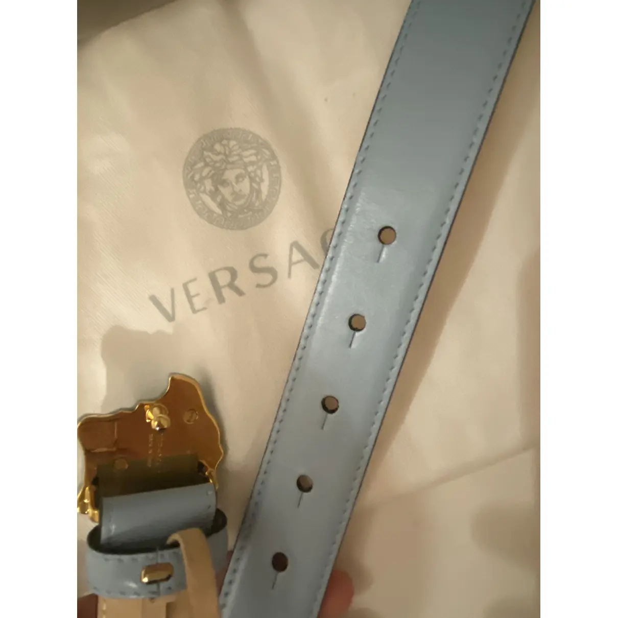 Medusa leather belt Versace
