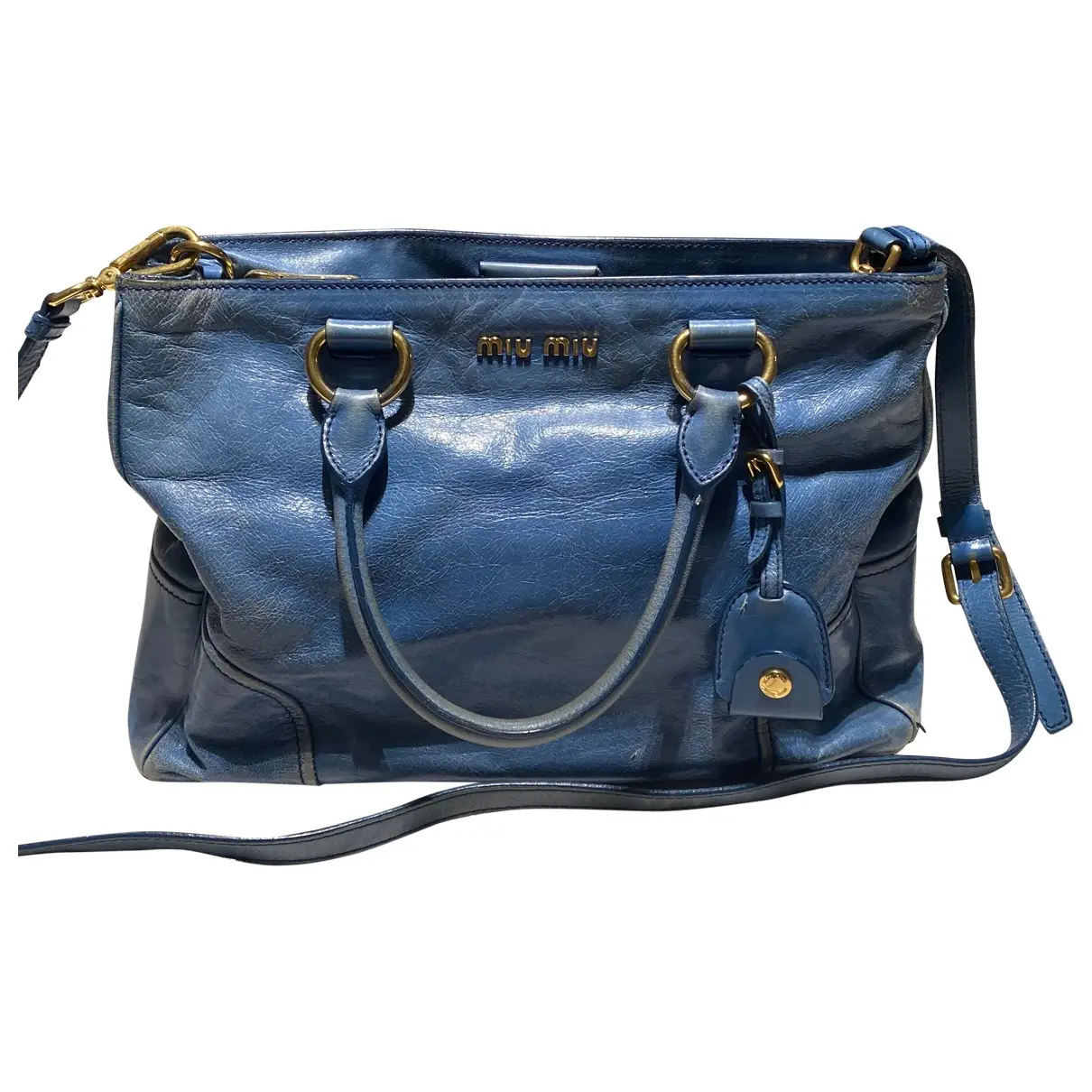 Leather handbag Miu Miu