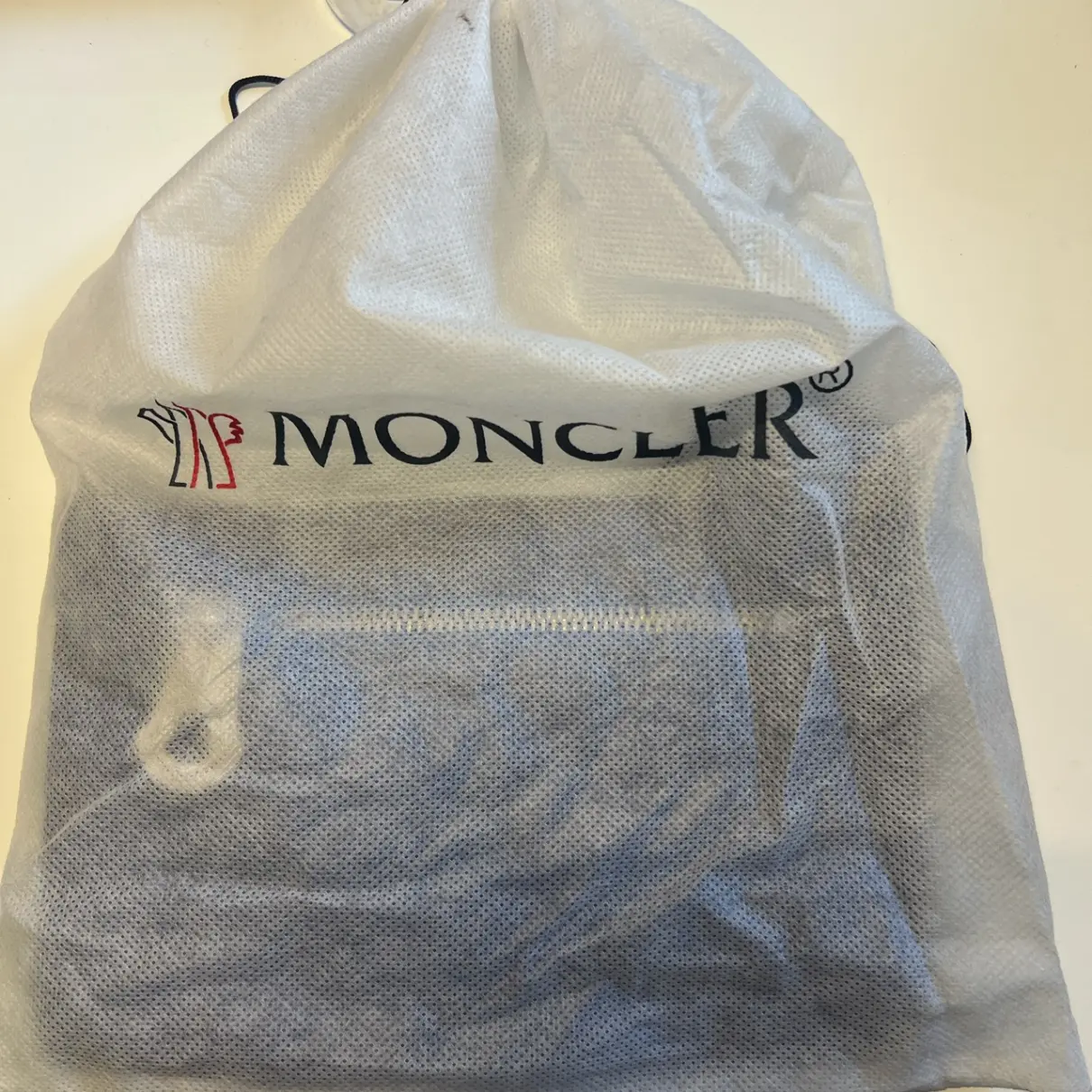 Leather clutch bag Moncler