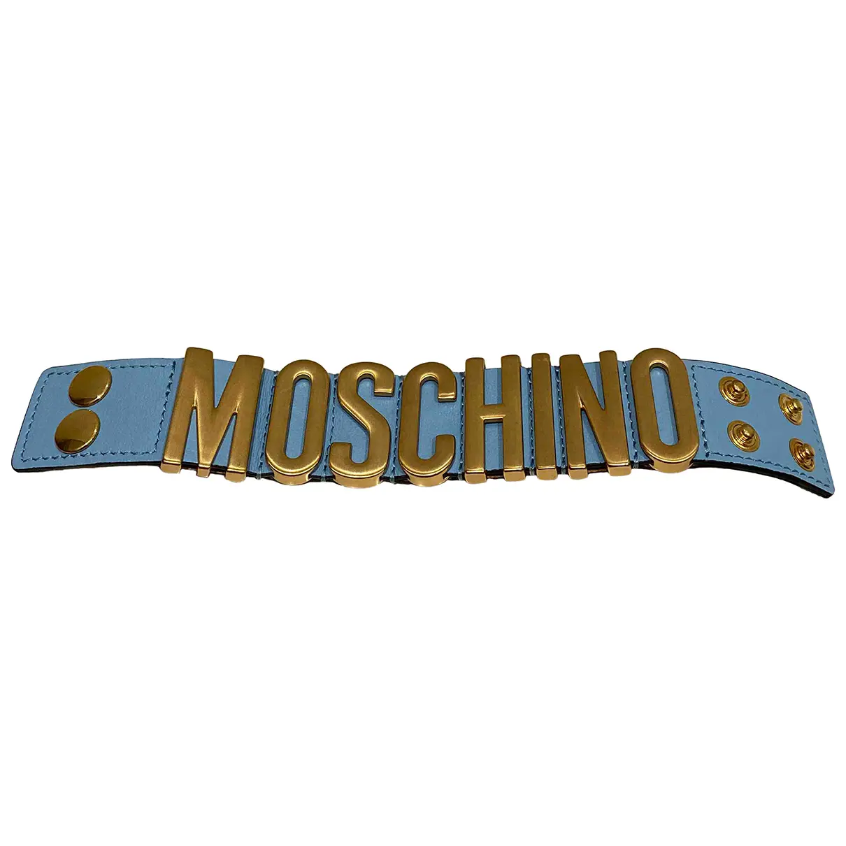 Leather bracelet Moschino