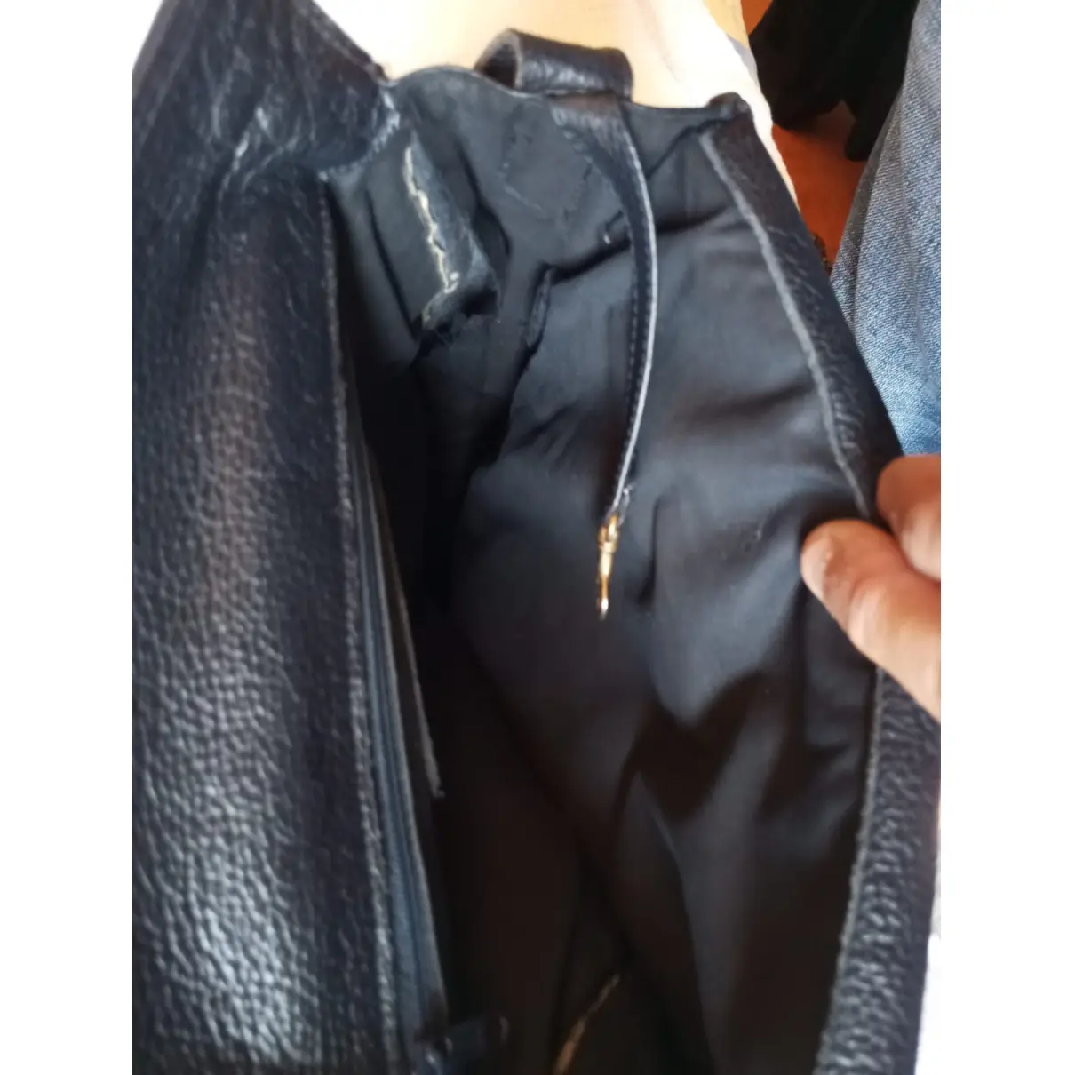 Leather crossbody bag Moschino - Vintage