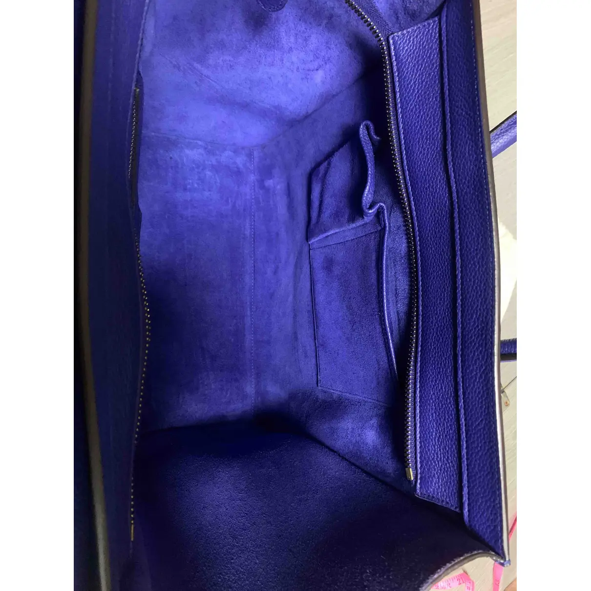 Nano Luggage leather tote Celine