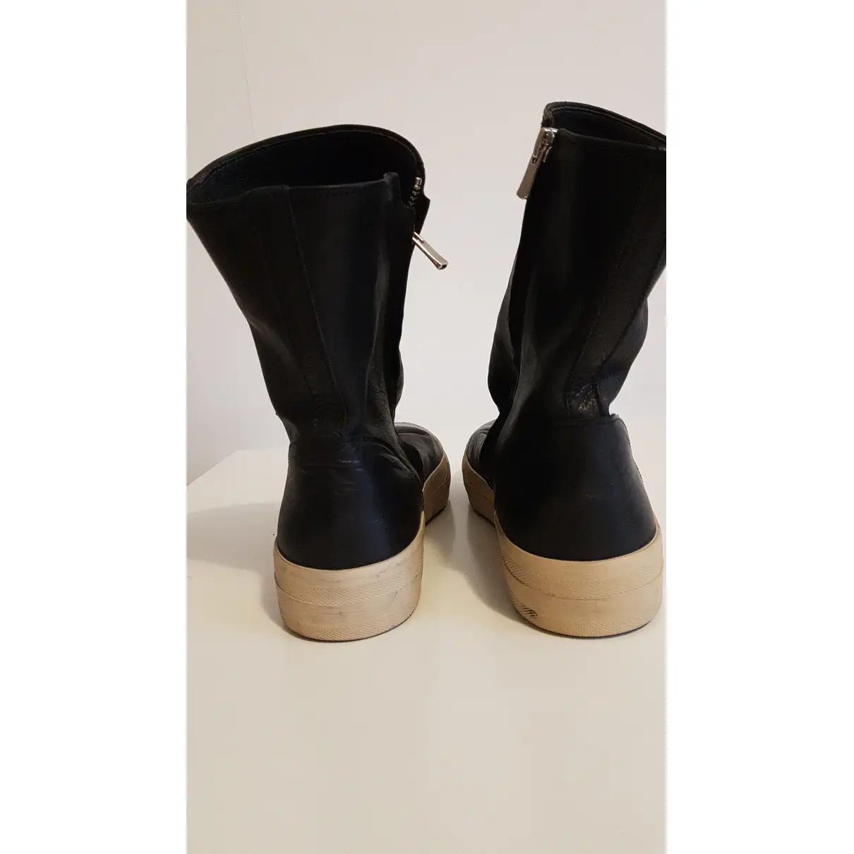 Leather boots Officine Creative