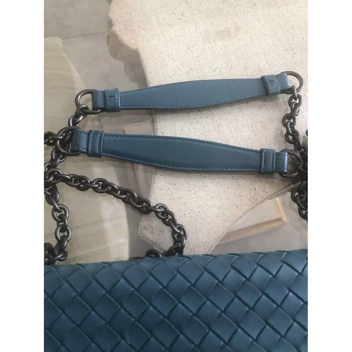 Olimpia leather crossbody bag Bottega Veneta