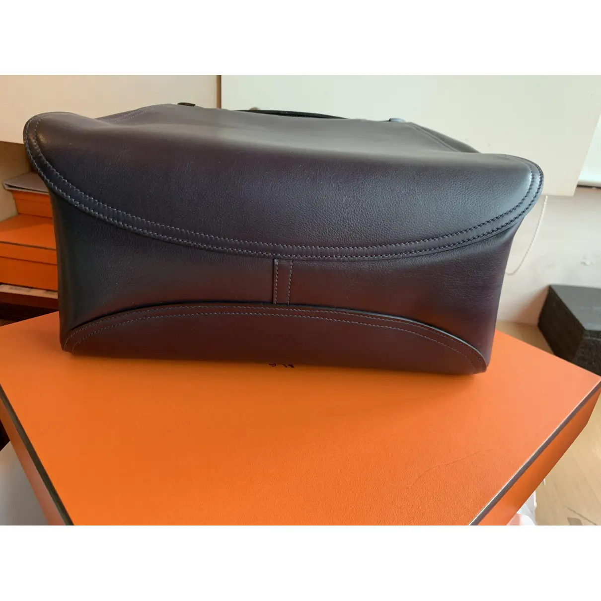 Oxer leather handbag Hermès