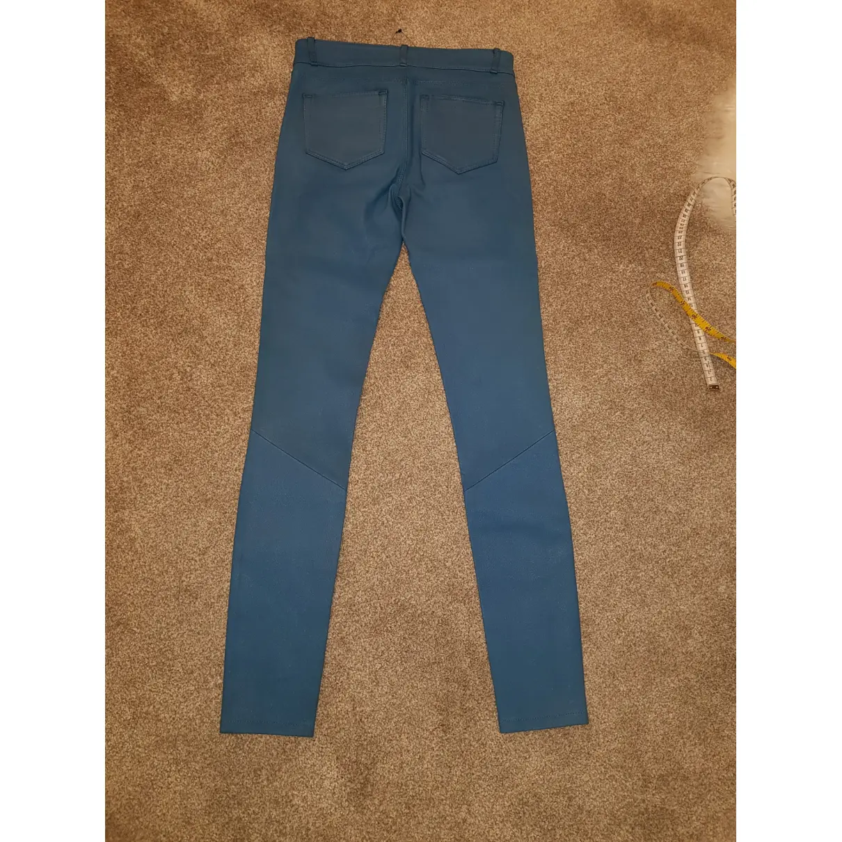 Leather trousers Paige Jeans