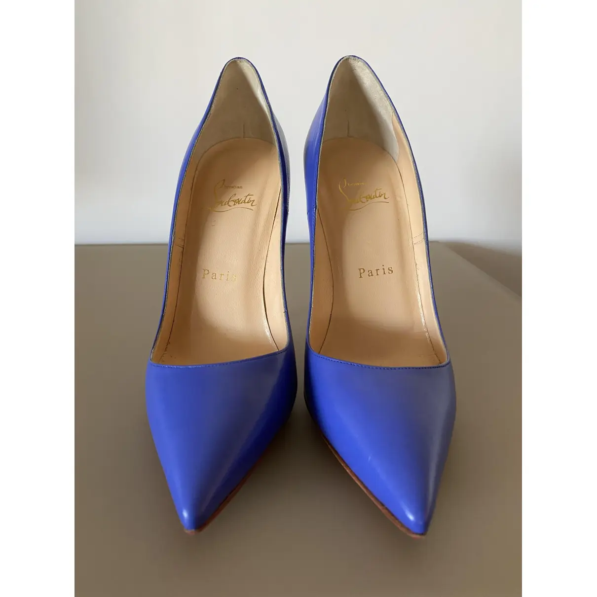Buy Christian Louboutin Pigalle leather heels online