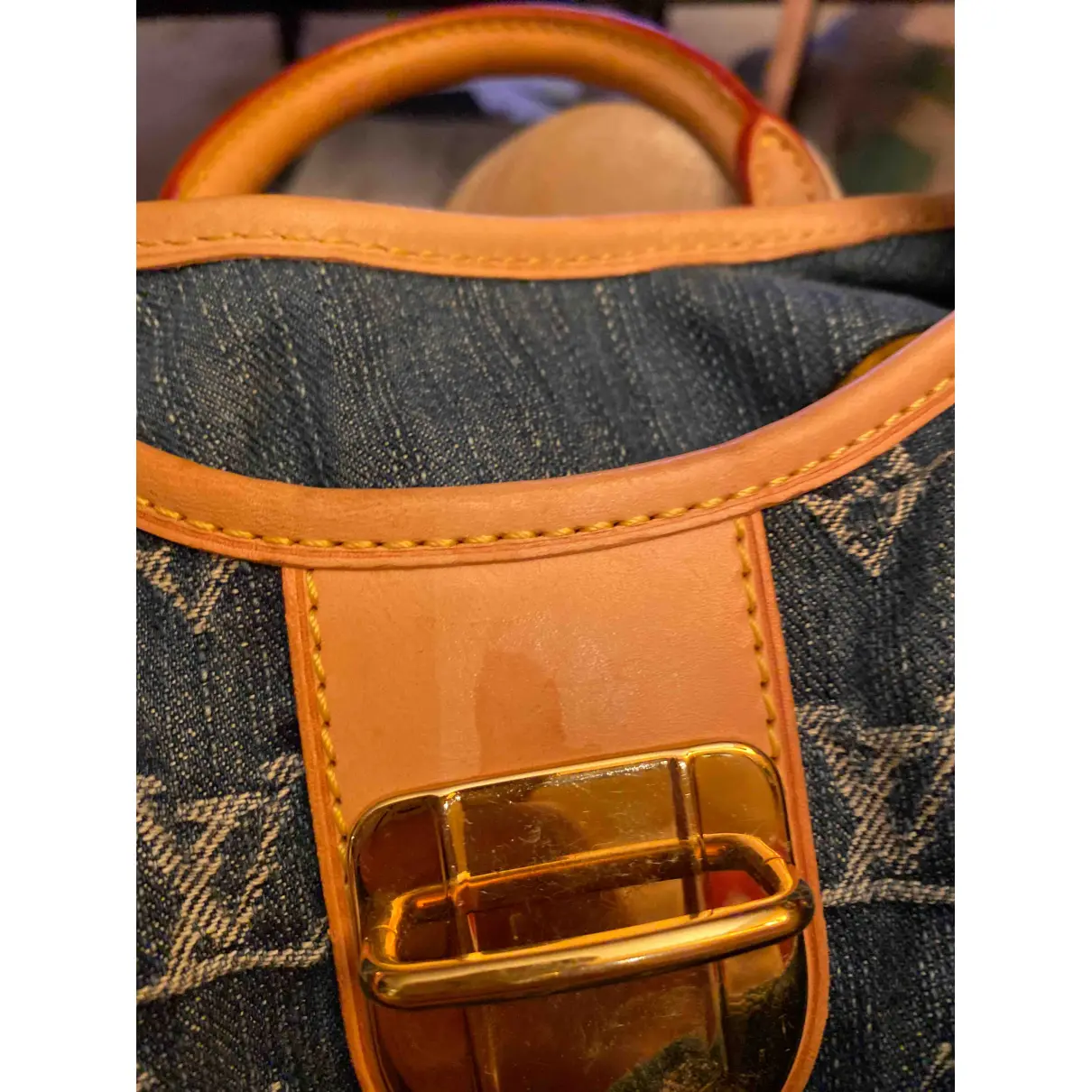 Pleaty leather handbag Louis Vuitton